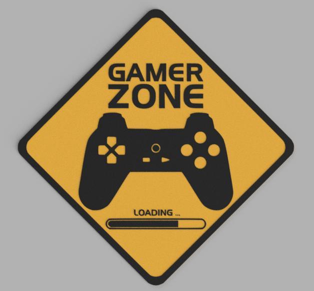 Gamer Zone Decorative Sign
