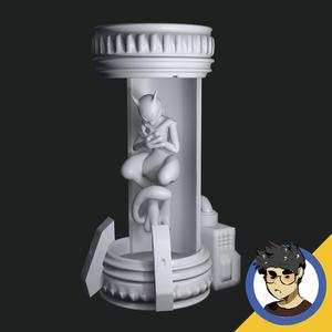 Mewtwo in his capsule