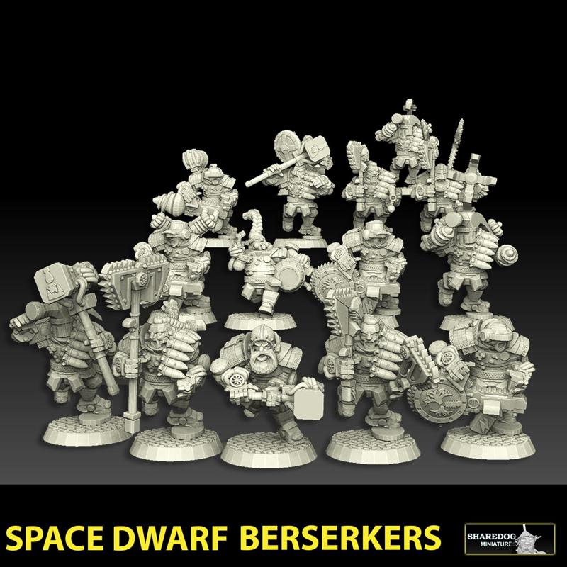Space Dwarf Astroknight Berserkers