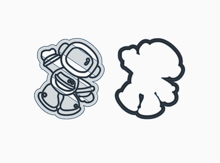 Cookie cutter Astronaut - Cookie cutter astronaut