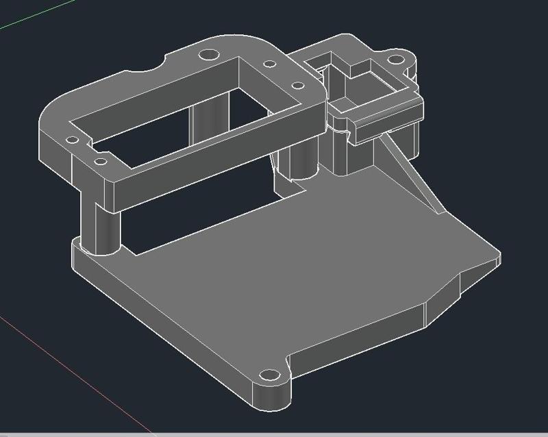 HB Racing Hot Bodies 817/819/819RS ESC and Servo Mount