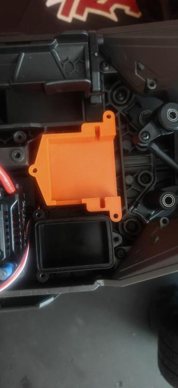Traxxas WideMaxx v2 servo support