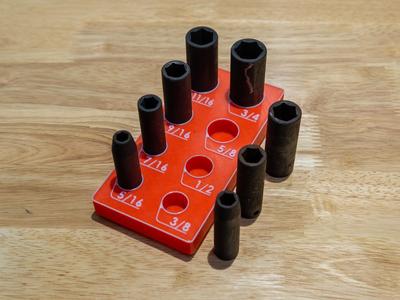Gridfinity Harbor Freight Pittsburgh 3/8 Sockets