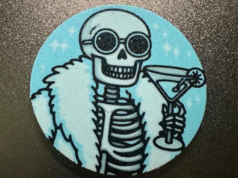 Snazzy Skeleton Magnet