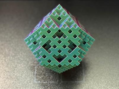 Recursive Cube Cross Fractal | Level 3