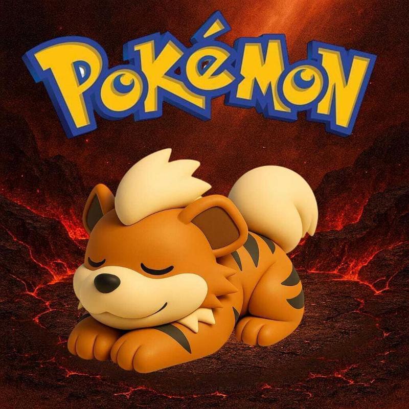 pokemon growlithe sleep