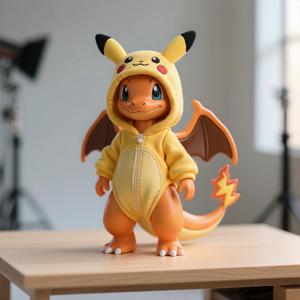 Urban vibes / urban charizard in pikachu / art toy / fan art / magic makes