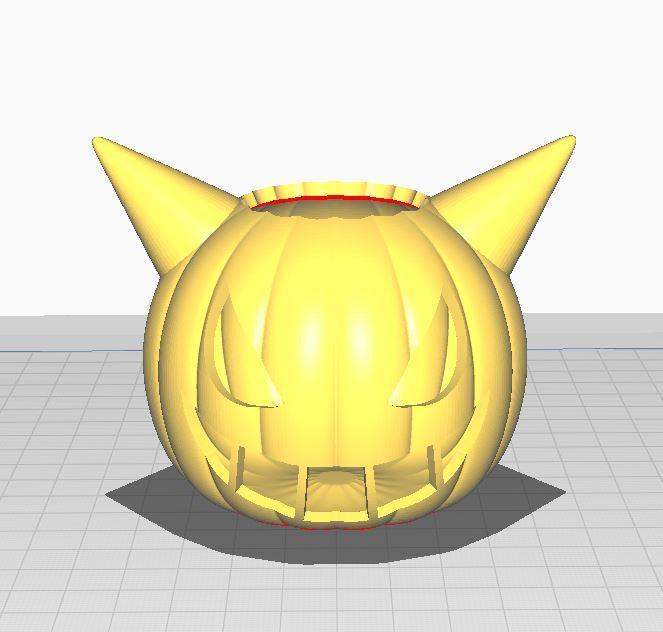 GENGAR PUMPKIN HALLOWEEN