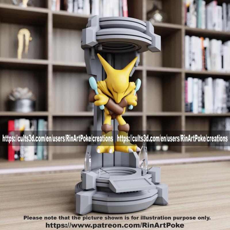 Alakazam in the lab from pokemon