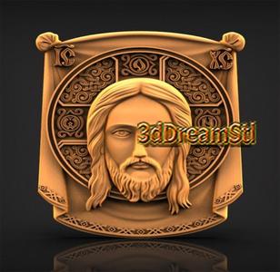 Jesus Christ STL model, CNC router engraver, artcam, Aspire, cnc files, wood, art, wall decor, CNC