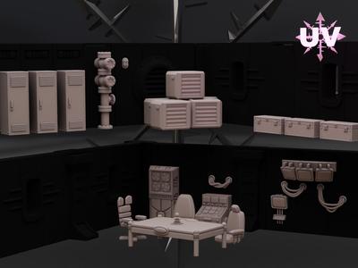 SCIFI TERRAIN BITZ VOL.2 - vault assets