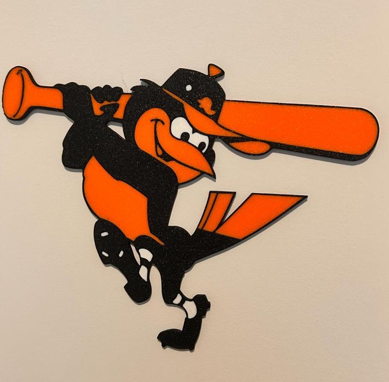 Baltimore Orioles Mascot Wall Art