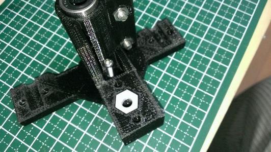 x-end-L with M3 Screw Hole to Zlimit Switch for PRN3D (distance of the axes set to 35.0mm)