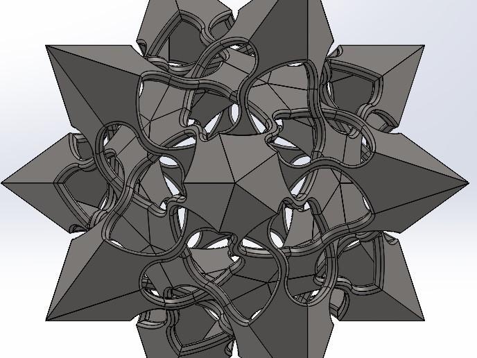 Spiky Star Orb – Great Stellated Dodecahedron