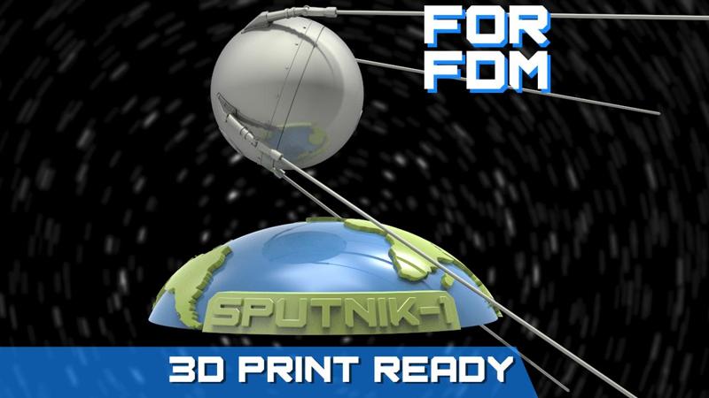 Sputnik - 1 for FDM printers 3D print model
