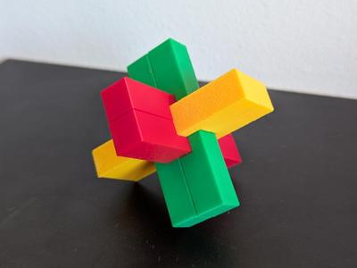 Puzzle - brain teaser 6 pcs TYP 3