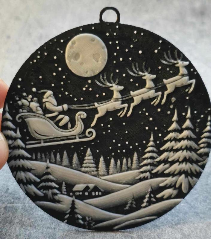 Bombka świąteczna 3D