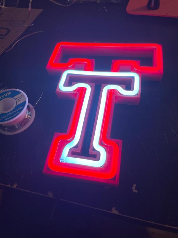 Texas Tech Neon LED Sign