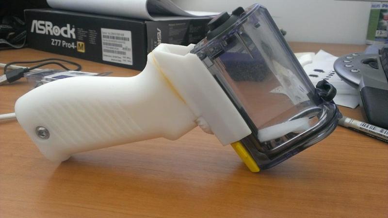 Sony Action Cam pistol grip mount