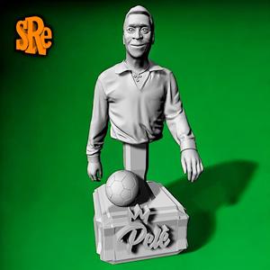 Bust O Rei Pelé - Iconic Football Player