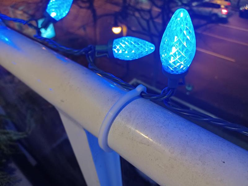 Christmas Light Railing Clip - Parametric