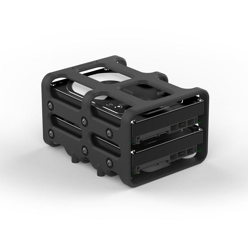 NZXT H510 / H710 (i, Flow, Elite) Hard Drive Mounting Rack - 2x HDD