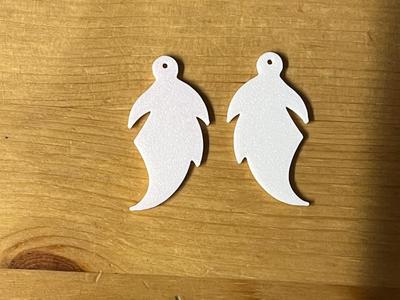 feathers earrings