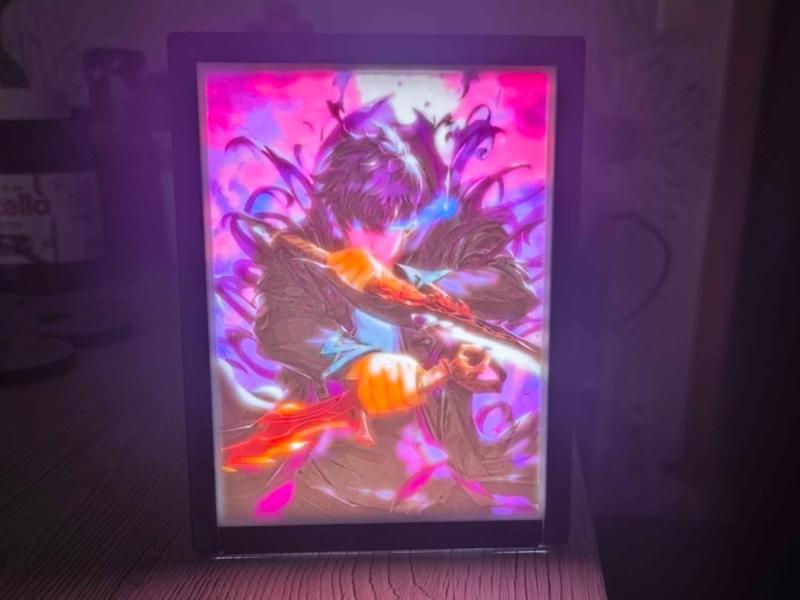 solo leveling Jin Woo Lithophane