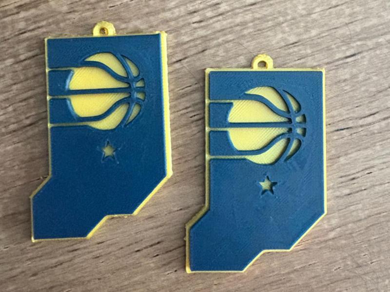 Indiana Pacers Earrings - Alternate Logo