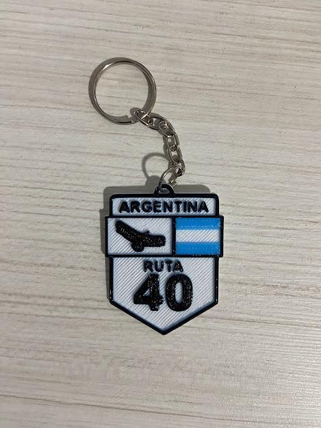 Key ring Ruta 40