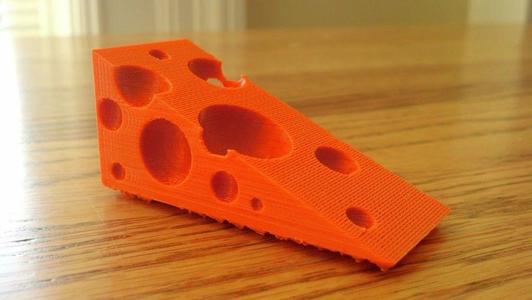 Swiss Cheese Doorstop