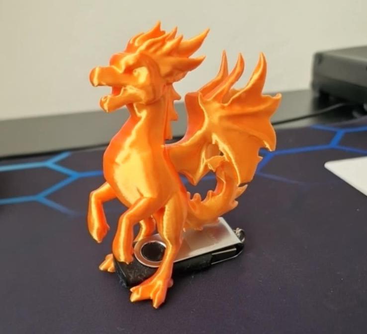 Dragon scuplture AI