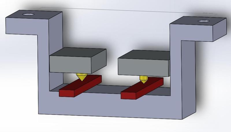 Malyan M180 nozzle level gauge