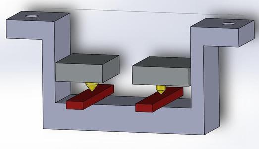 Malyan M180 nozzle level gauge
