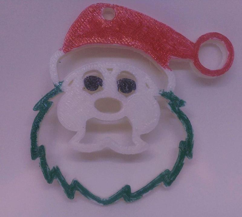Santa ornament / keychain