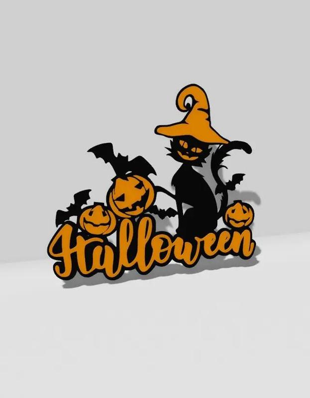 Halloween door decor