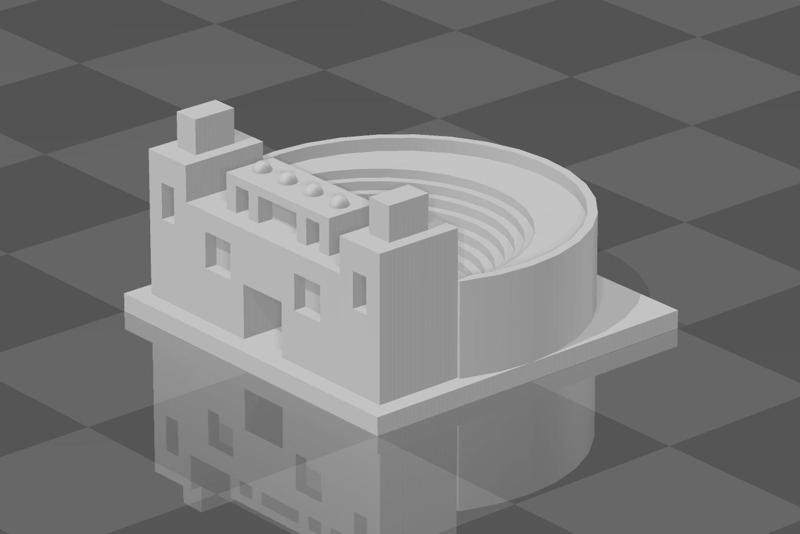 Theatre for the "CYCLADES" board game