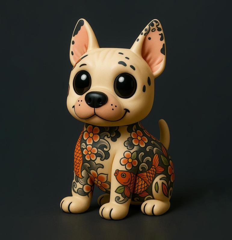 Dogo Koi Tattoo toy