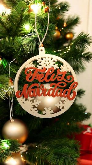 Christmas Ornament HAPPY CHRISTMAS