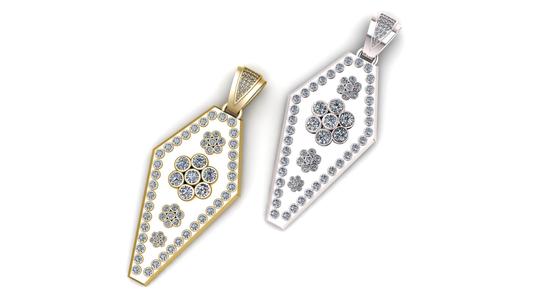 Hexagon pendanT 3d printable model