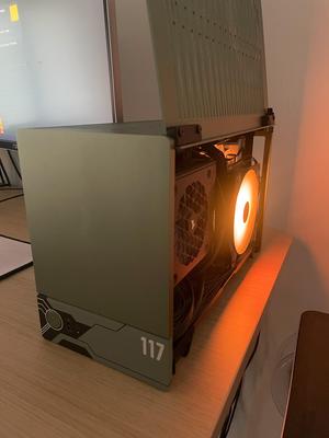 Fractal Terra Halo themed front plate