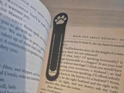 Dog Paw Bookmark