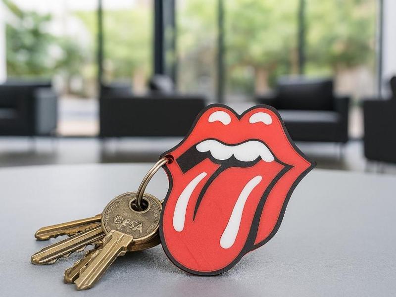 Rolling Stones LOGO KEYCHAIN