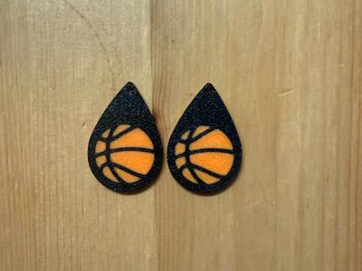 Basketball Earrings
