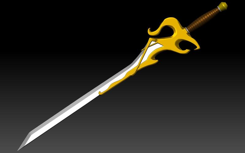 The Preternia Blade - Real Size - He-Man Netflix Version 3D print model