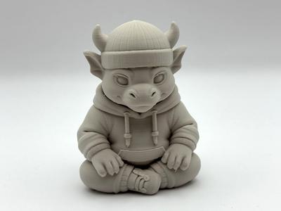 Hoodie Dragon Figure
