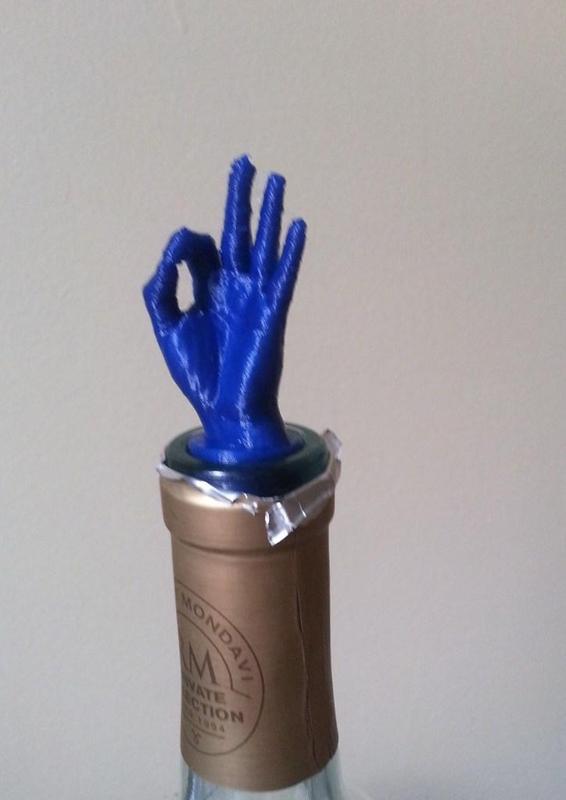 Hand "OK" Wine stopper