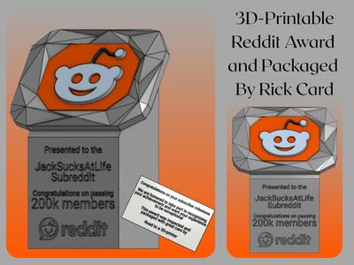 JackSucksAtLife Reddit Award