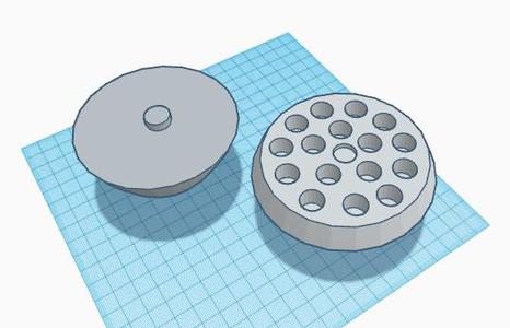 mushroom tattoo ink holder