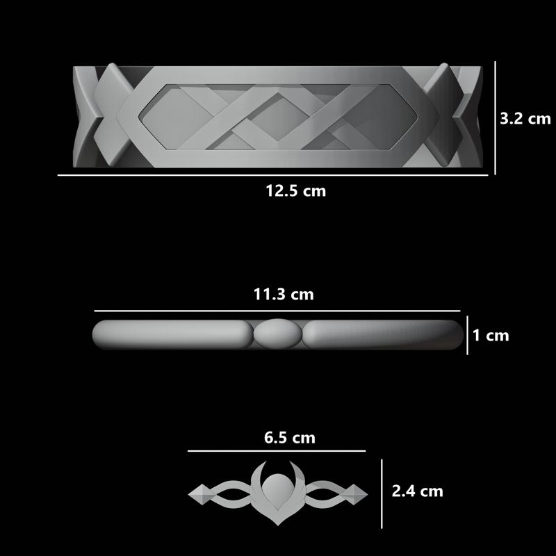 Lan Yan  -Bracelets and Leg Accesory - Genshin Impact Cosplay